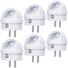Plug-in Night Lights, Warm White Nightlight, 360° Rotation, Dusk to Dawn , , ...