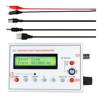 FG-100 DDS Funktionssignalgenerator Frequenzzähler 1Hz - 500Khz Sinusfreque4217