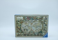 🧩Innen Neu: Historische Weltkarte Altes Puzzle 1990 5000 Teile Ravensburger🧩