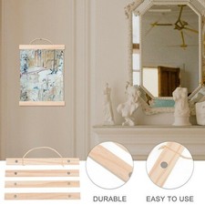 21-51cm Magnetic Wooden Poster Frame Painting Scroll Photo Picture Hanger