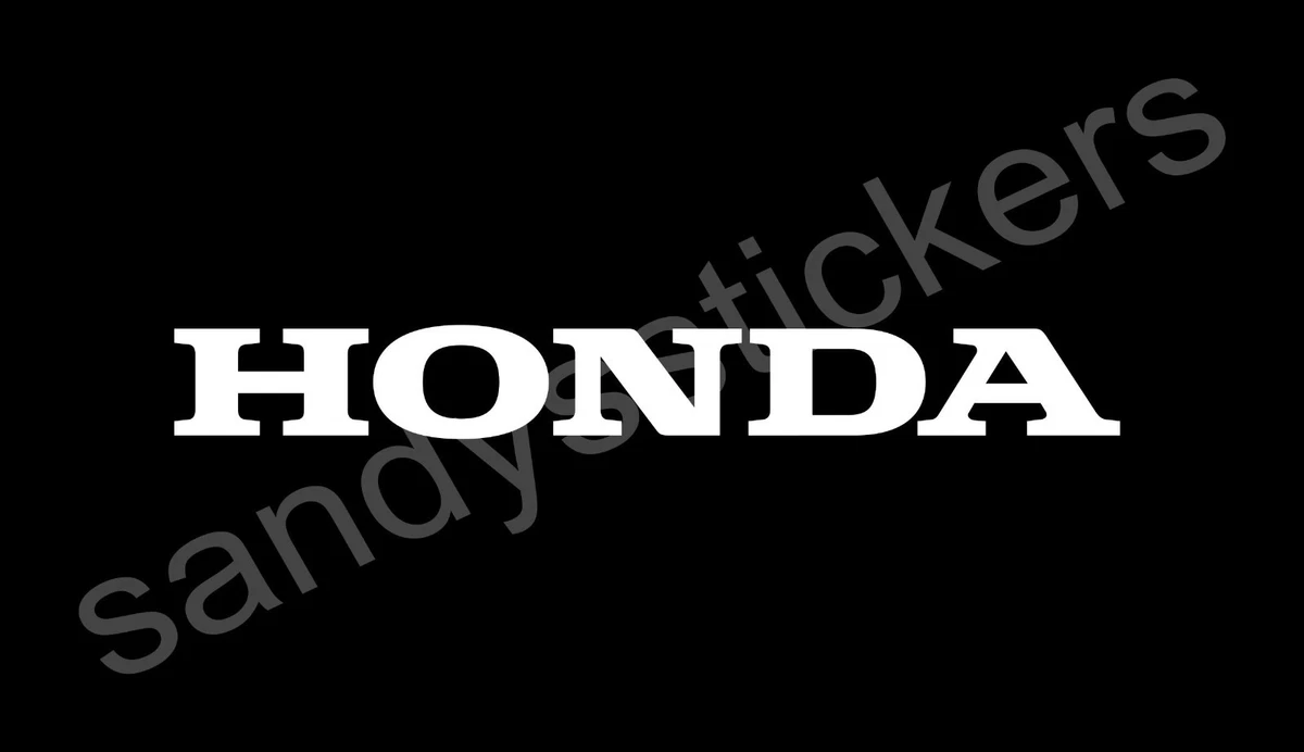 Autocollant Décalcomanie Vinyle Logo Honda - Plusieurs Tailles/couleurs - Qualité Premium