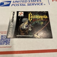 Instruction Manual Only Castlevania: Circle of the Moon Game Boy Advance