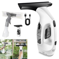 Cordless Window Vac Electric Squeegee Cleaning Brush Handheld 300ml Tank