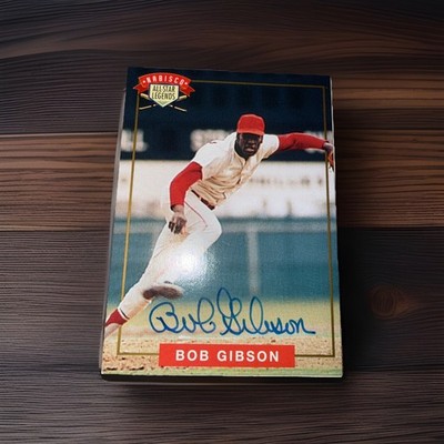 1994 Nabisco All-Star Legends - Bob Gibson Autographs (AU) Baseball Card E2