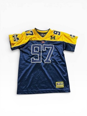 Vintage Michigan Wolverines #97 Colosseum Jersey Boys L NCAA College Football