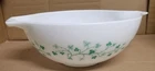 Vintage Pyrex 4 Qt. Green Ivy Cinderella Bowl #444 Great Condition