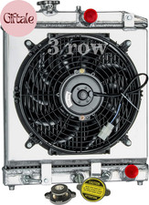 Radiator For 1992-2000 Honda Civic Dx Ex Gx Hx Ex-r Lx With Shroud Fan 1993 1994