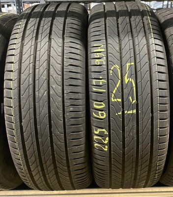 2x Sommerreifen 225/60 R17 99H Continental AG UltraContact 0125 6-6,5mm