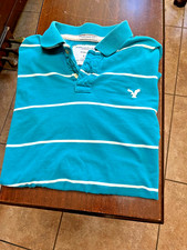 men's American Eagle s/s polo shirt size L green