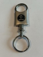 Nice Vintage Metal Saab Logo Keychainkeyringkeyfoblqqk