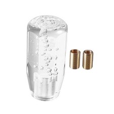 Gear Shift Knob Stick, 10cm Faux Crystal Transparent Bubble Gear Shifter Clear
