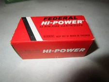 vintage FEDERAL  22 LONG RIFLE Ammo Box ,  nice, empty