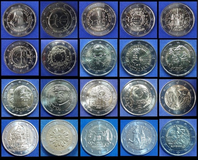 SLOVAQUIE - 2 Euros Commemorative 2009 - 2025 Toutes les Années Disponibles  UNC