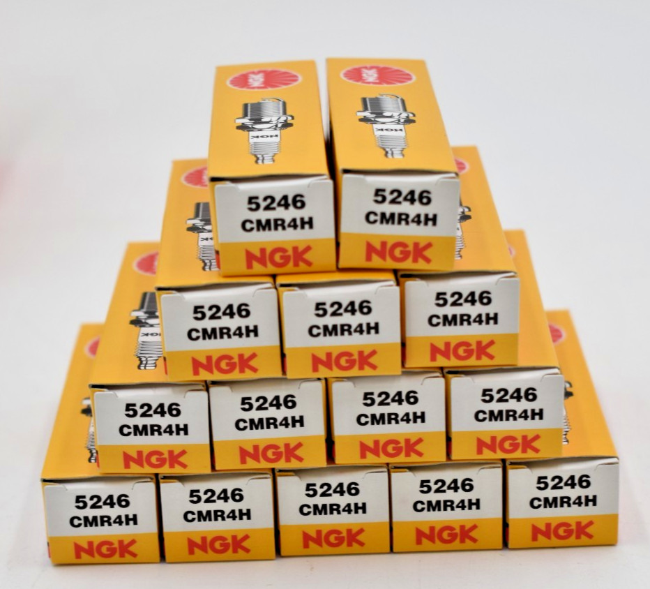 NGK Spark Plug CMR4H 5246 Lot of 14 New CMR4H Stock No. 5246 Free Shipping