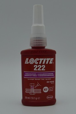 Loctite 222 Schraubensicherung Alle Metalle mit geringer Festigkeit 50 Ml 6/25