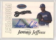 2007 Bowman's Best Prospects Auto Jeremy Jeffress #BBP52 Auto 0a2