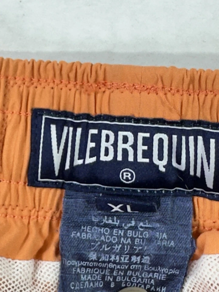 Bañador Vilebrequin para hombre XL naranja estampado de pelícanos pantalones cortos de baño  Foto 3 de 4