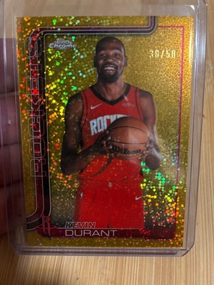 Kevin Durant gold sparkle chrome update 38/50 2025-2026