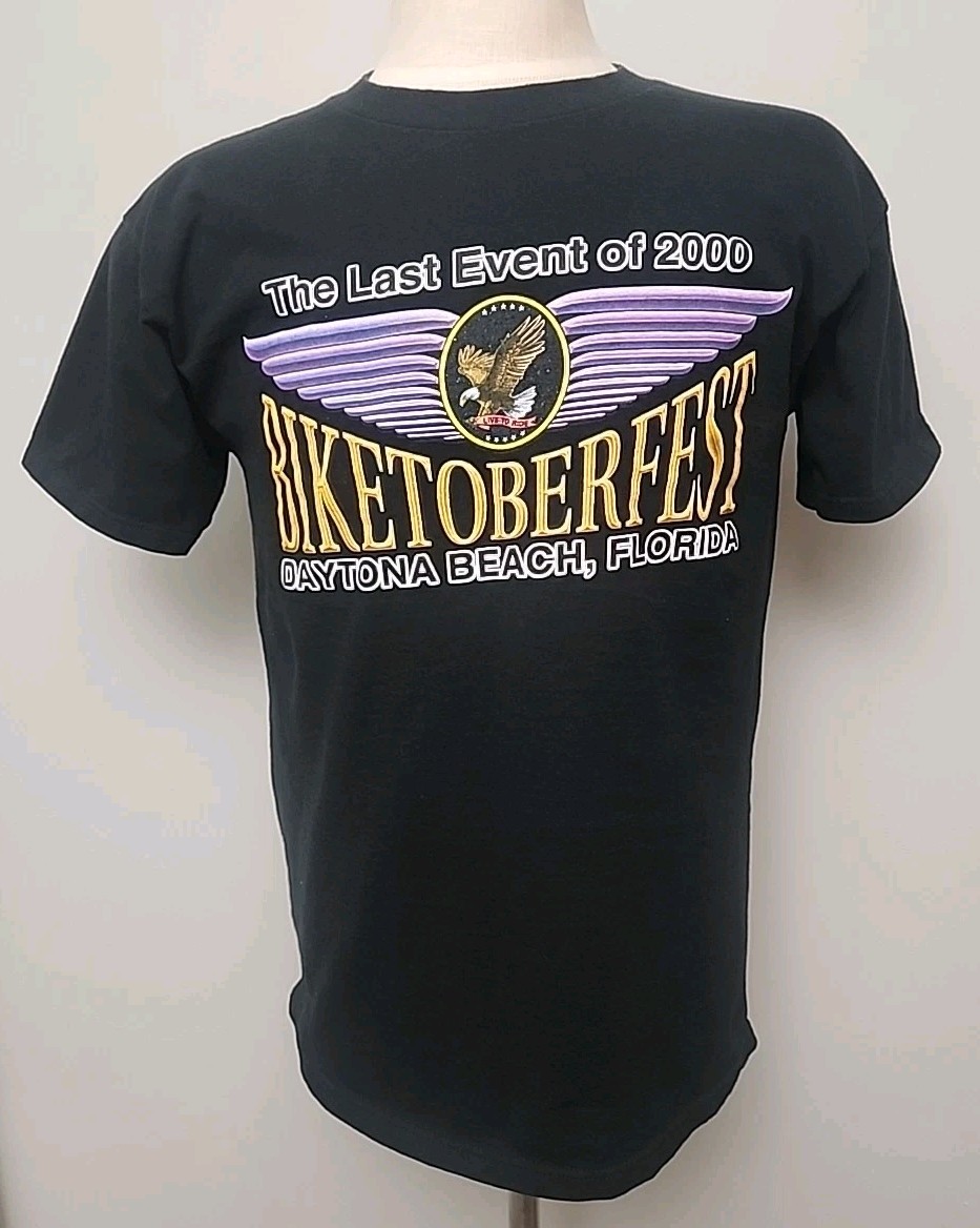 Motorcycke Bike Week Shirt Daytona Beach Mens L Vintage Fruit Of The Loom