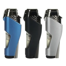 Zico ZD 81 Double Flame Torch Lighter   - CHOOSE COLOR !!