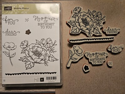 Stampin Up! BIRTHDAY BLOOMS Retired - Flowers