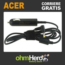 Carica Batteria Alimentatore Auto per Acer Aspire 3100