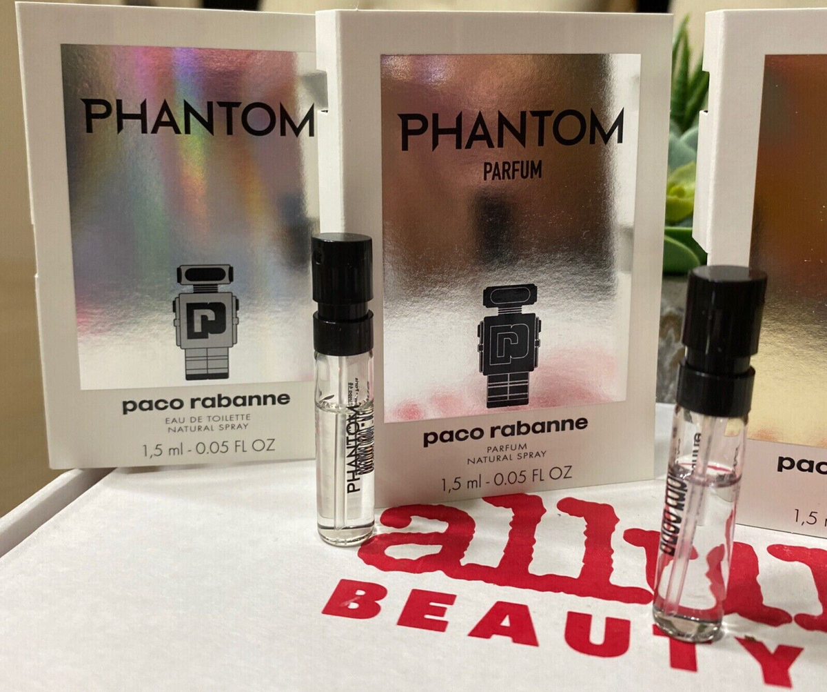 4 x Paco Rabanne Fame & Phanton Eau De Parfum & Toilette Sample