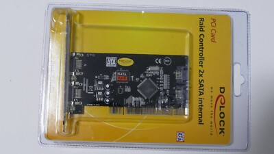 DeLock PCI Controller Karte - SATA 2 Port mit Raid