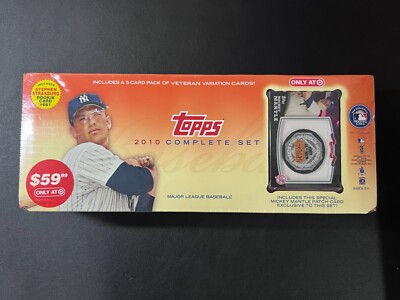 2010 Topps MLB Baseball Card Complete Set w/Mantle Patch Factory Sealed!