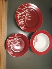 Set Per Due Persone Piatti Rossi Table Home Plausure per un Natale unico