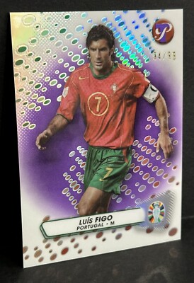 2023 Topps Pristine Road To Euro 2024 Portugal Legend Luis Figo