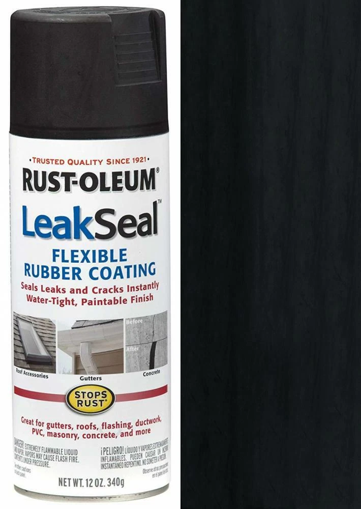 RUST-OLEUM 265494 12 oz Black Leak Seal Spray 12 oz