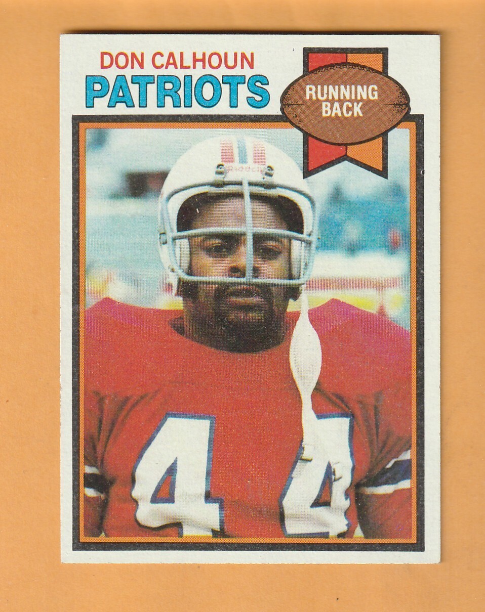 Don Calhoun New England Patriots 1979 Topps #136 Kansas State Wildcats