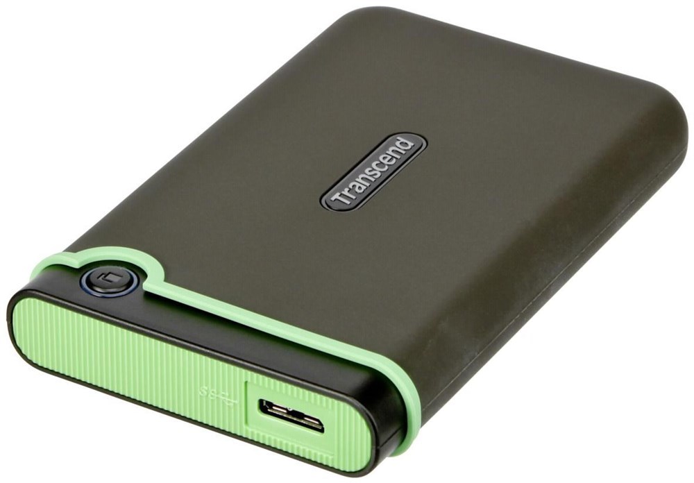 Transcend 1TB StoreJet 25M3 USB 3.1 Portable Hard Drive, Anti