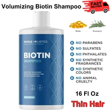 Volumizing Biotin Shampoo For Thinning Hair, Rosemary & Essential Oils, 16 Fl Oz