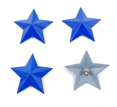 MSA Gloss Blue Wheel Center Hub Cap 1-3/4