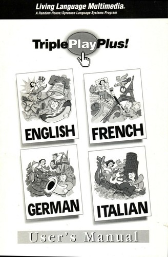 1994 user's manual Triple Play English French German Italian computer program