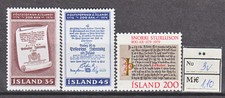 MTA0260.Island MNH 3v letters descriptions
