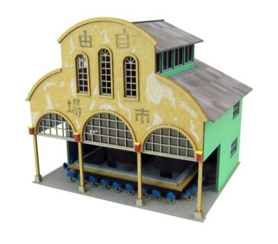 Sankei Studio Ghibli Spirited Away Wonder Town 6 Paper Craft Kit 1/150 MK07-29