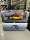 HONDA NSX 1ST GEN MK1 NA1 YELLOW BLACK TOP 1/64 DIECAST CAR MODEL BY FUJI MODELS