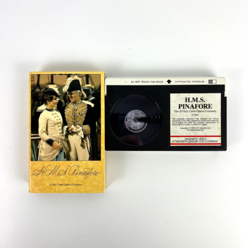 H.M.S. Pinafore Opera sur Betamax The D'Oyly Carte Opera Company 1973 PAS VHS - Photo 1/10