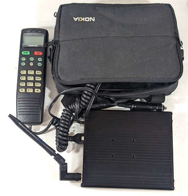 Vintage 1992 Nokia LX12 Mobile Telephone for Parts OnlyNO