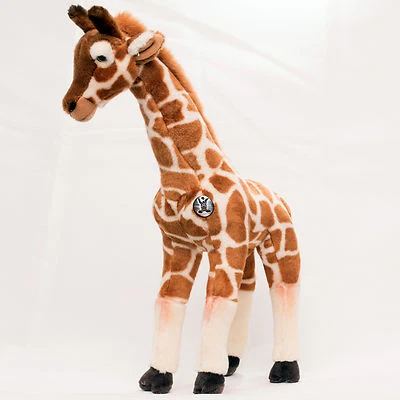 KUSCHELTIERE.BIZ Giraffe Kuscheltier 45 cm hoch Netzgiraffe Steppengiraffe Plüsch * TIMBO