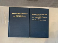 Maritime History Vol 1 - 2  Open Forum Series Hardcover - RARE Hattendorf Naval