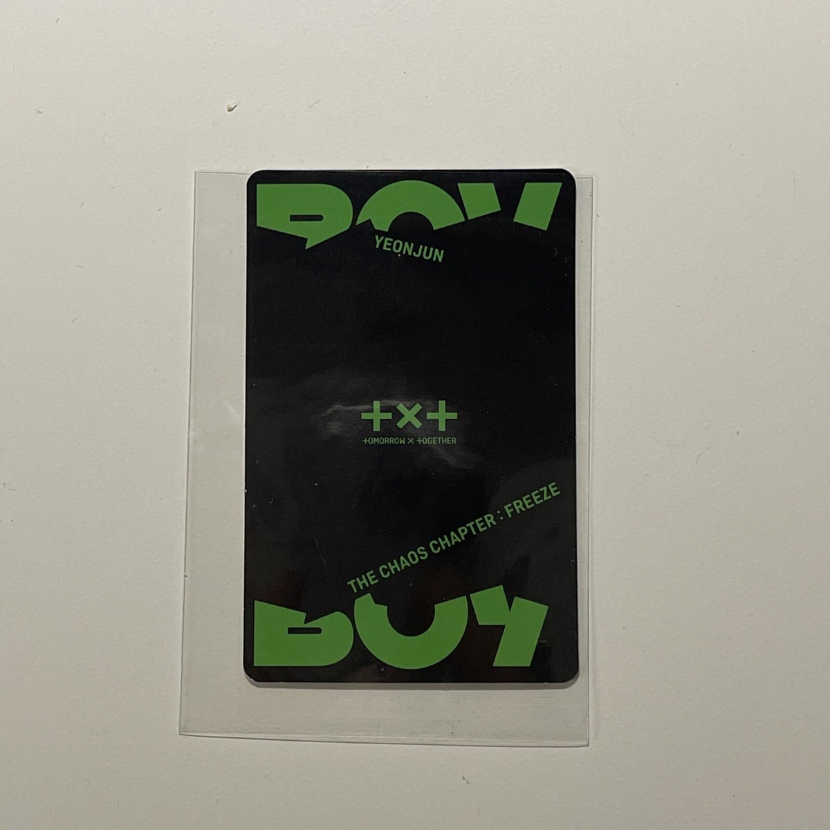 YEONJUN TXT The Chaos Chapter: FREEZE Boy Ver. Photocard pc