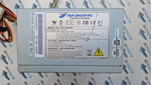 FSP ATX-350PNF 400 W ATX PC Netzteil 1 Lüfter PSU