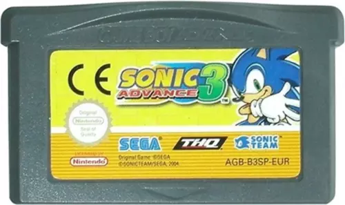 Sonic Advance 3 - Nintendo Game Boy Gameboy Advance Action Adventure Video Game