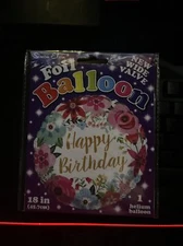 Simon Elvin 18 Inch Foil Happy Birthday Balloon