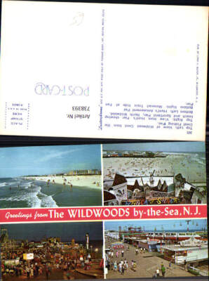 738393 Mehrbild AK Greetings from The Wildwoods by-the-Sea N.J. USA United State
