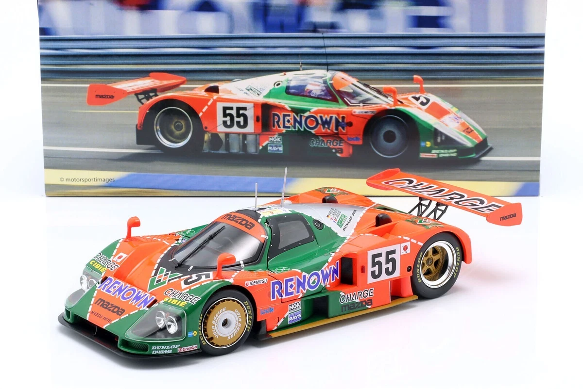 1991 Mazda 787b 24h Le Mans Winner 1/18 Scale Model Car by WERK83